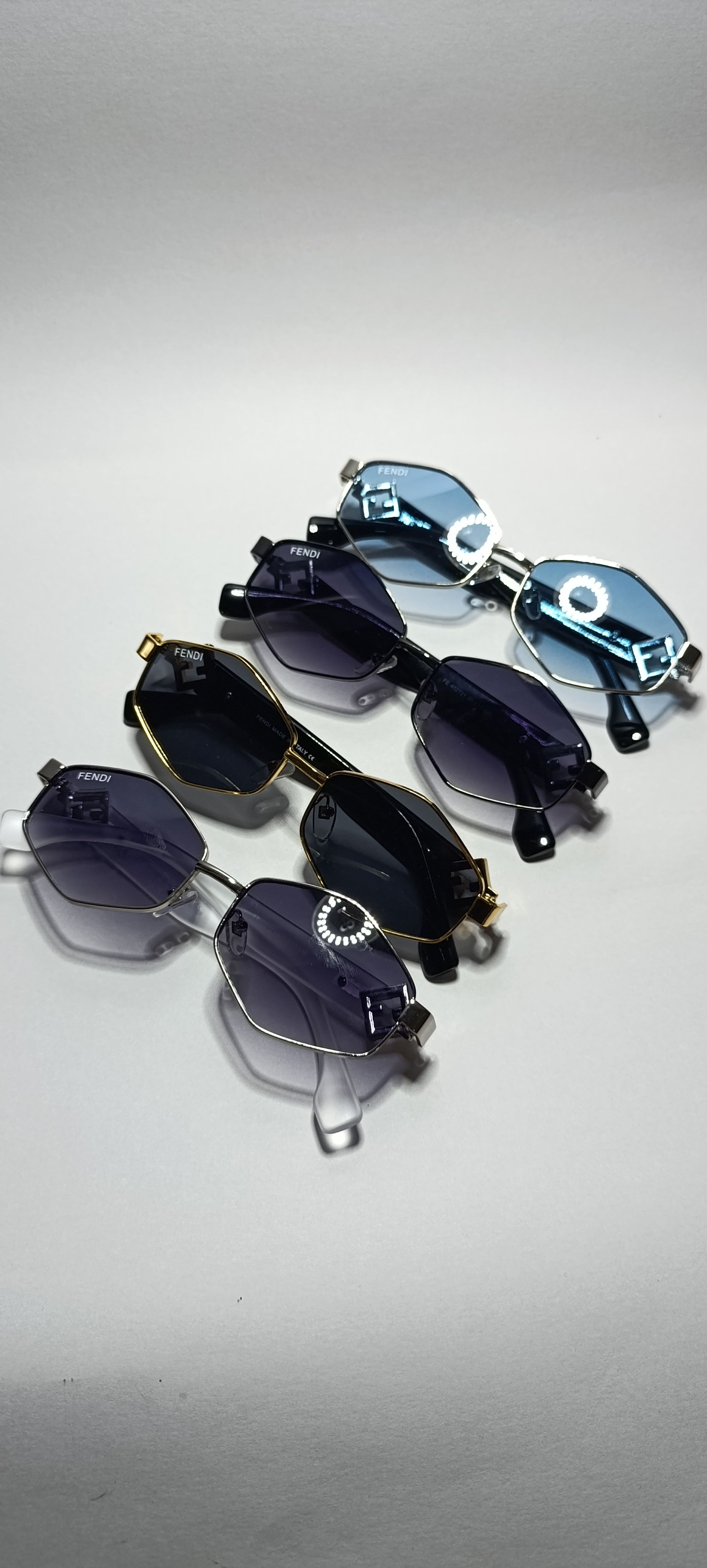 عینک فشن فلزی برند فندی