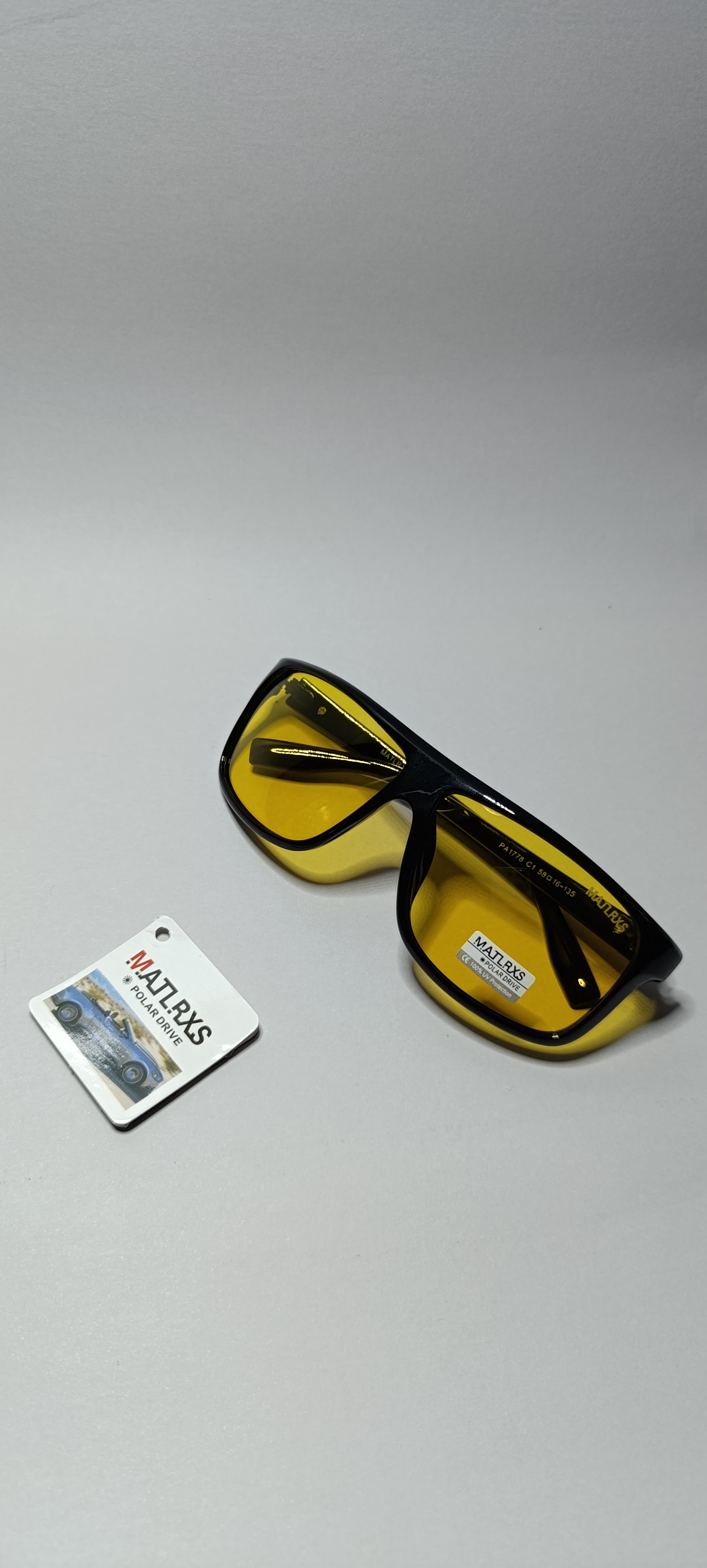 عینک شب مناسب رانندگی پلاریزه کایوچویی لولا فلز